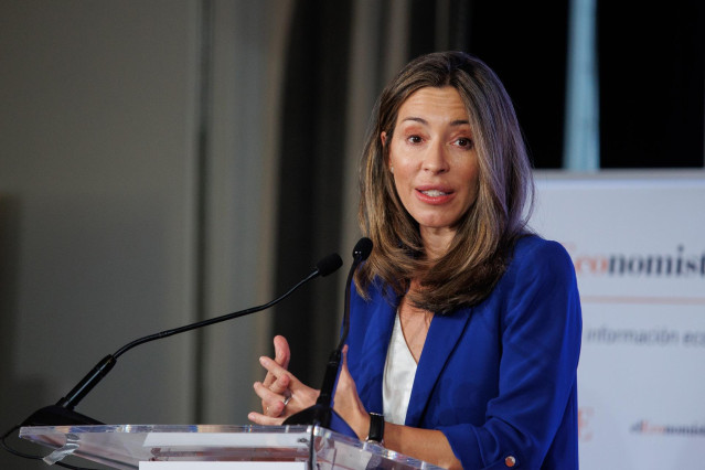 Archivo - La secretaria de Estado de Comercio, Xiana Margarida Méndez, interviene durante el III Foro de Retail y Gran Consumo de elEconomista, en el hotel The Westin Palace, a 2 de octubre de 2023, en Madrid (España).