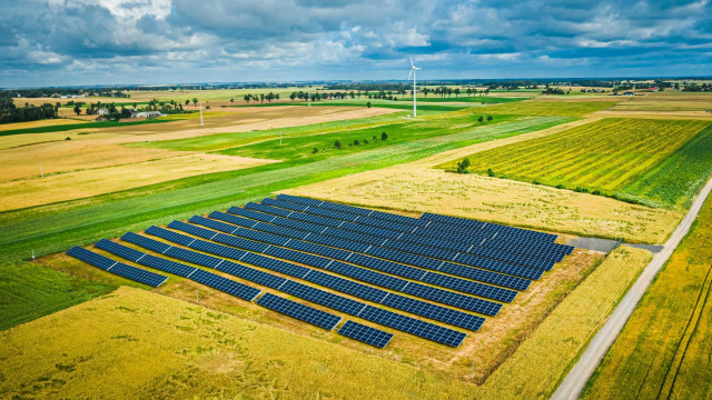 Paneles de energía solar fotovoltaica.