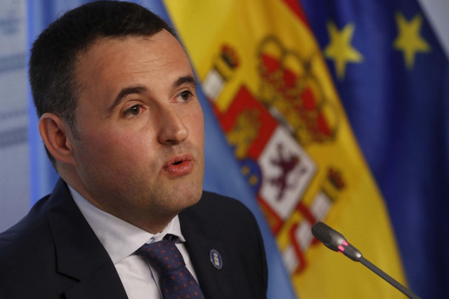 Archivo - El consejero de Hacienda y Fondos Europeos, Guillermo Peláez.