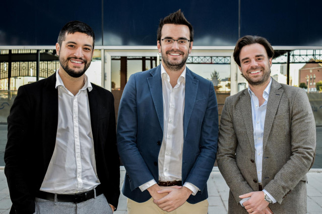 Los socios fundadores de Imperia, Álvaro Bernabé, Sergio Alemany y José Tomás Carrascoso.