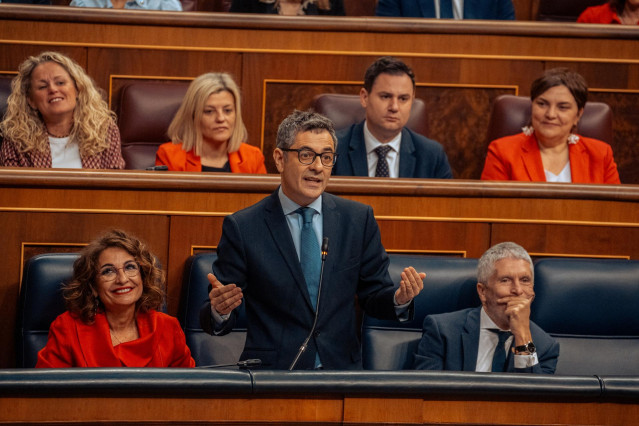 El ministro de la Presidencia, Justicia y Relaciones con las Cortes, Félix Bolaños.