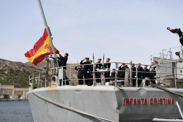 Acto de despedida del patrullero de altura (PA) 'Infanta Cristina'