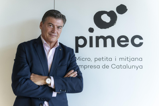 Archivo - El presidente de la patronal Pimec, Antoni Cañete, en una imagen de archivo.