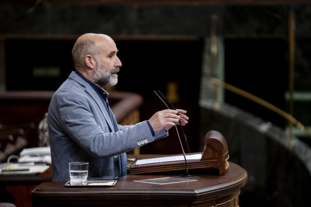 El portavoz del BNG en el Congreso, Néstor Rego, a 27 de febrero de 2024, en Madrid (España).
