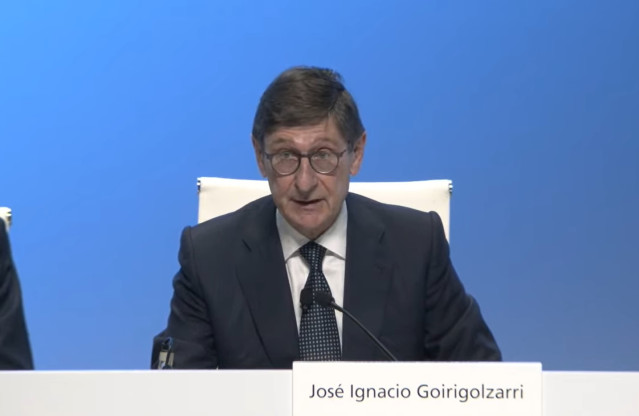 El presidente de CaixaBank, José Ignacio Goirigolzarri.