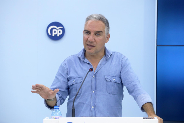 Archivo - El vicesecretario de Coordinación Autonómica y Local y Análisis Electoral del PP, Elías Bendodo.
