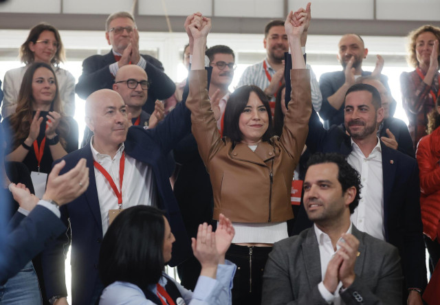 Diana Morant en la clausura del congreso del PSPV