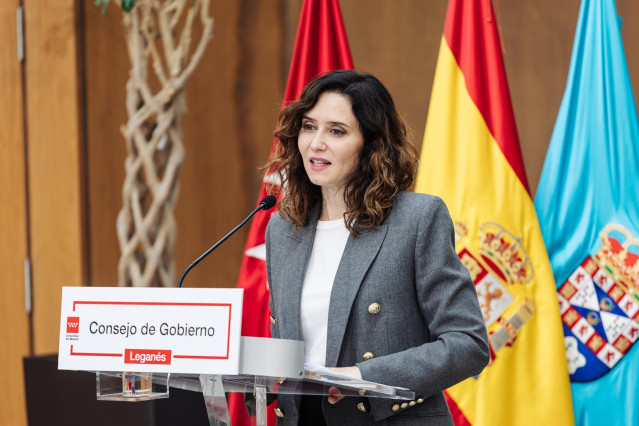 La presidenta de la Comunidad de Madrid, Isabel Díaz Ayuso.