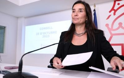 Archivo - La  consellera de Hacienda, Economía y Administración Pública y portavoz del Consell, Ruth Merino,