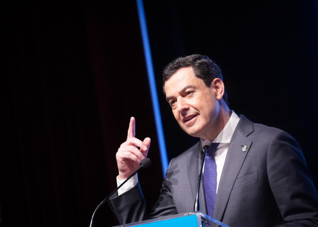 El presidente de la Junta de Andalucía, Juanma Moreno
