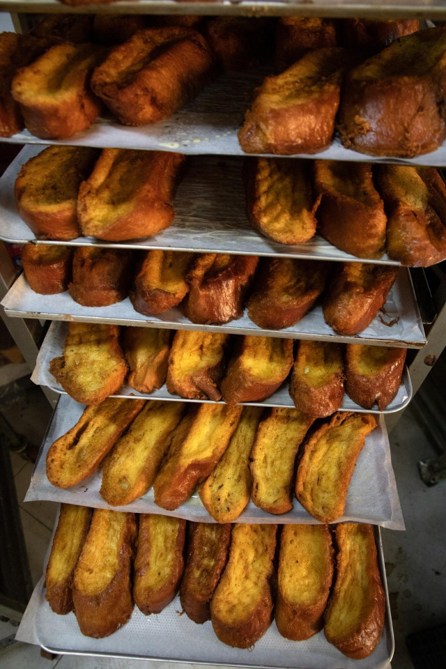 Torrijas en la pastelería ‘Paco Pastel’
