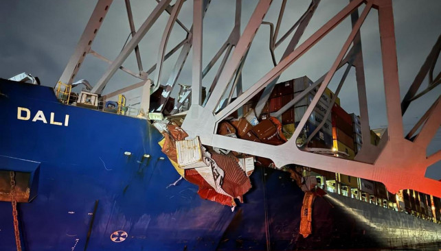 EuropaPress 5851572 march 26 2024 baltimore maryland usa close up view captured immediately