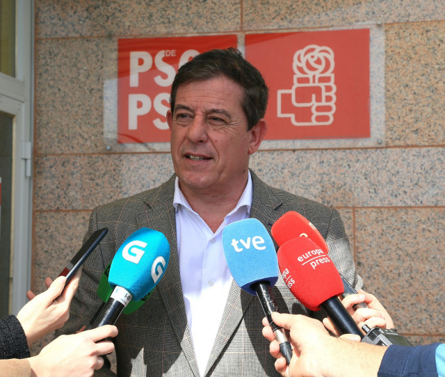 José Ramón Gómez Besteiro (PSdeG), en declaraciones a los medios.