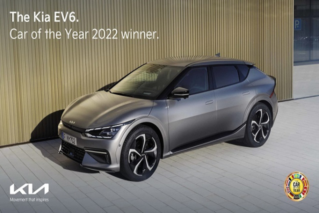 Archivo - El Kia EV6, Premio 'Car of the Year' 2022 en Europa