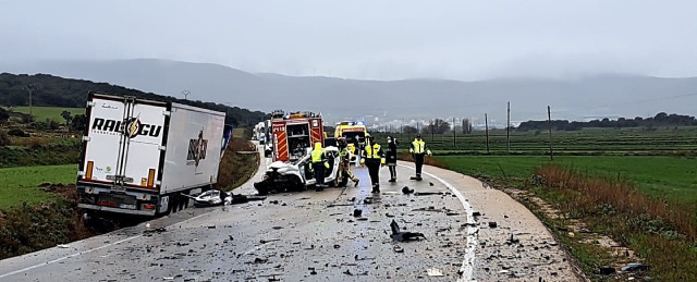 Accidente con dos fallecidos