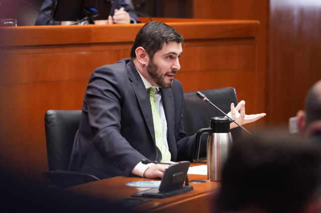 El vicepresidente primero del Gobierno de Aragón y consejero de Desarrollo Territorial, Despoblación y Justicia, Alejandro Nolasco.