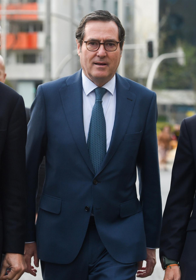 El presidente de la CEOE, Antonio Garamendi.