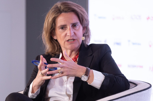 La vicepresidenta tercera y ministra para la Transición Ecológica, Teresa Ribera