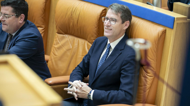 Archivo - El presidente del Gobierno riojano, Gonzalo Capellán