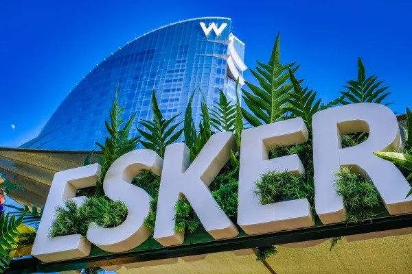 Archivo - Logo de Esker durante la entrega de sus 'Impact Awards'
