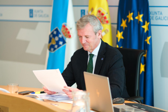 El presidente de la Xunta, Alfonso Rueda