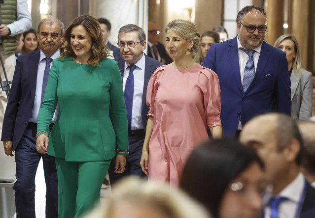 La vicepresidenta segunda y ministra de Trabajo y Economía Social, Yolanda Díaz, preside la inauguración oficial de València como capital española de la Economía Social 2024