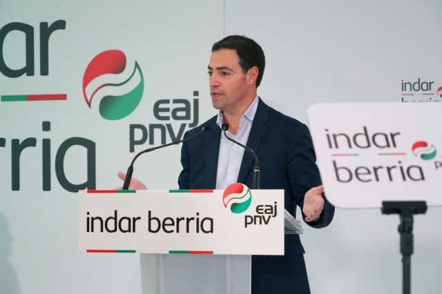 El candidato del PNV a lehendakari, Imanol Pradales