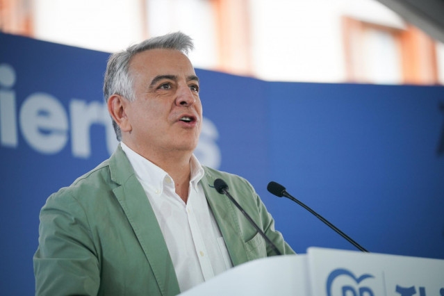 El presidente del PP del País Vasco y candidato a lehendakari, Javier de Andrés