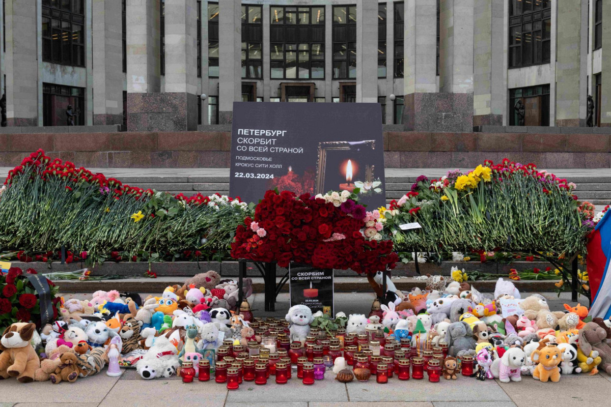 EuropaPress 5855057 march 24 2024 st petersburg russia view of the makeshift memorial to the