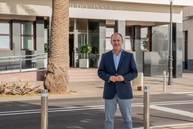 Archivo - El presidente del Cabildo de La Palma, Sergio Rodríguez