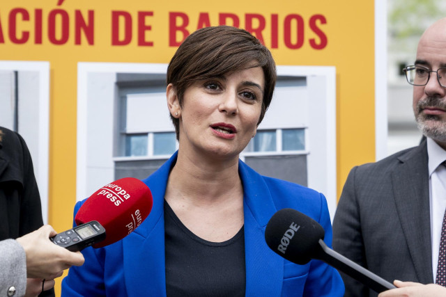 La ministra de Vivienda y Agenda Urbana, Isabel Rodríguez.