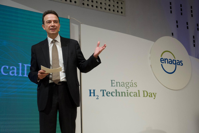 El consejero delegado de Enagás, Arturo Gonzalo