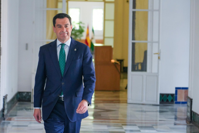 El presidente de la Junta de Andalucía, Juanma Moreno (Fotografía de Archivo)