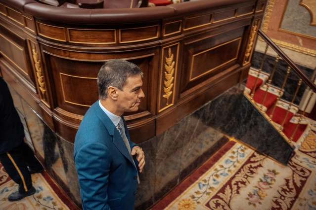 El presidente del Gobierno, Pedro Sánchez