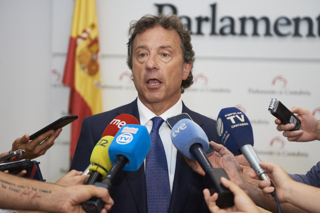 Archivo - El consejero de Desarrollo Rural, Ganadería, Pesca y Alimentación del Gobierno de Cantabria, Pablo Palencia