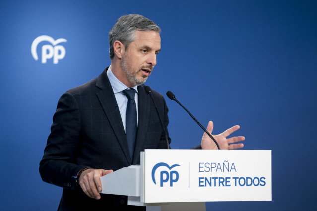 Archivo - El vicesecretario de Economía del PP, Juan Bravo.
