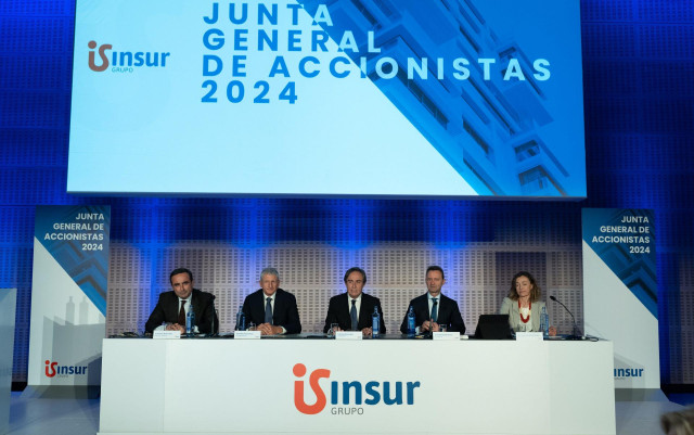 Mesa de la Junta General de Accionistas de Inmobiliaria del Sur (Insur).