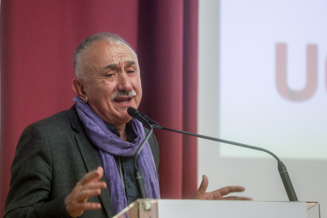 Archivo - Pepe Álvarez, presidente de UGT