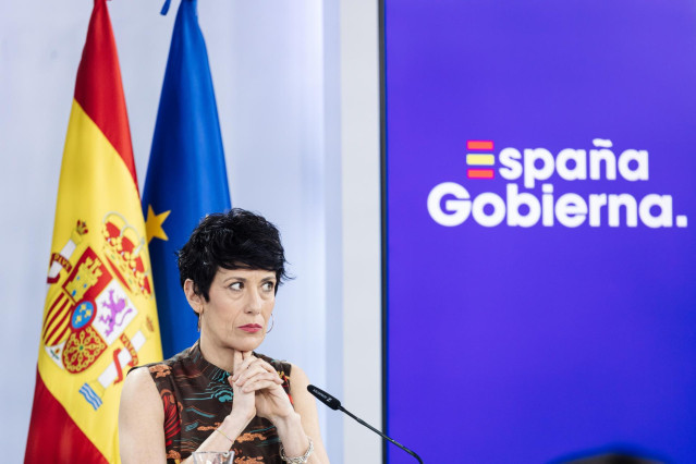 La ministra de Inclusión, Seguridad Social y Migraciones, Elma Saiz.