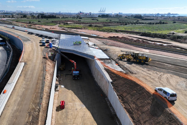Obras de la Zona de Actividad Logística del Port de Tarragona en Vila-seca (Tarragona)