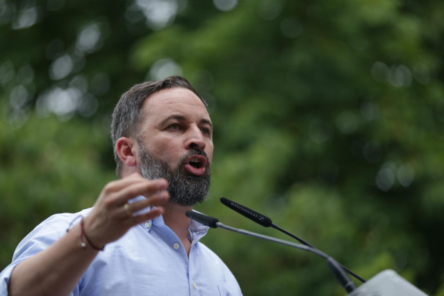 Archivo - El líder de Vox, Santiago Abascal