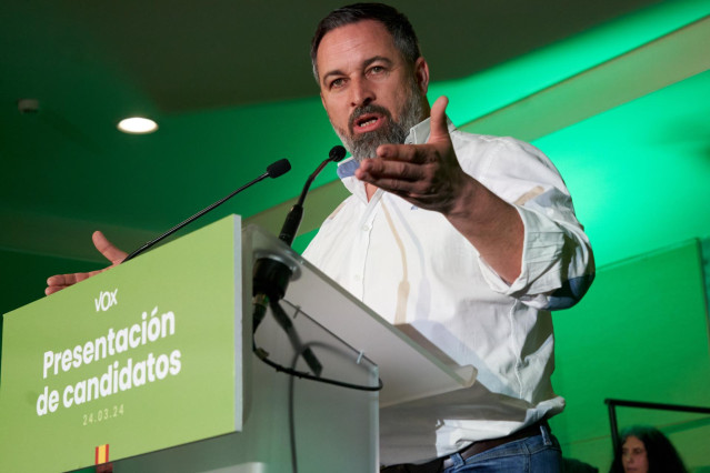 El presidente de VOX, Santiago Abascal