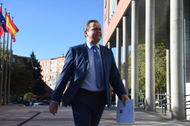 El consejero de Vivienda, Transportes e Infraestructuras de la Comunidad de Madrid, Jorge Rodrigo Domínguez.