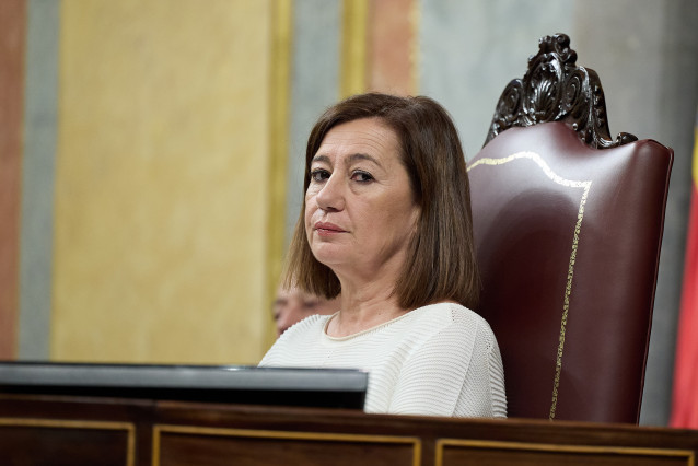 La presidenta del Congreso, Francina Armengol, a 9 de abril de 2024, en Madrid (España).