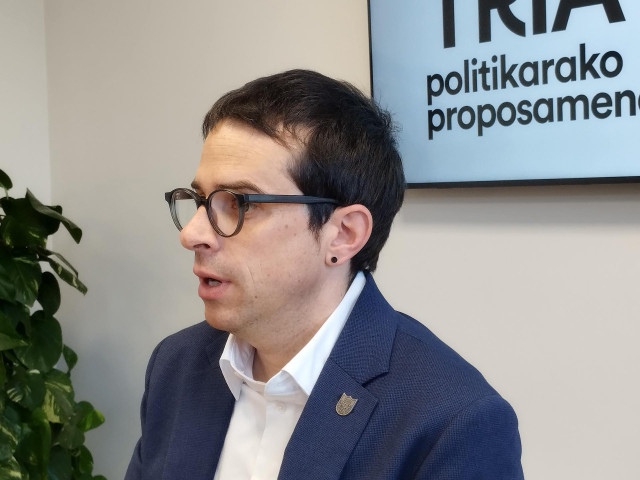 El candidato de EH Bildu a Lehendakari, Pello Otxandiano.