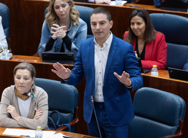 Juan Lobato, secretarion general del PSOE-M y portavoz socialista en la Asamblea de Madrid