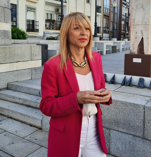 La portavoz del PSOE en la Asamblea de Extremadura, Piedad Álvarez
