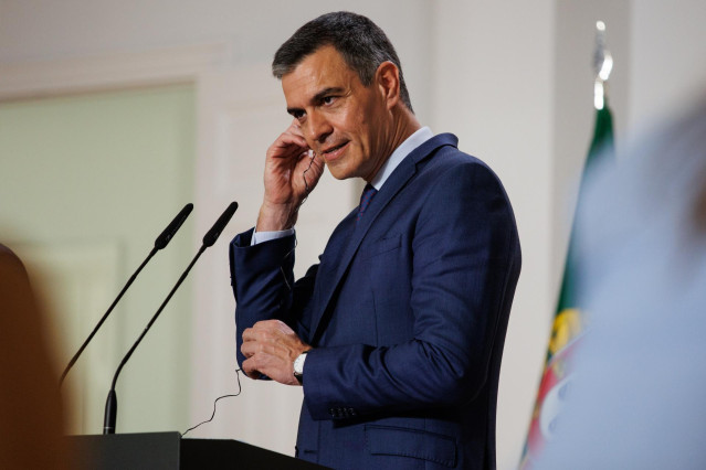 El presidente del Gobierno, Pedro Sánchez