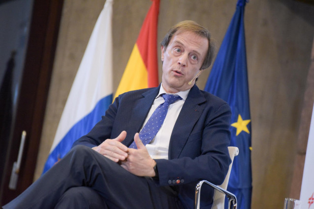 El director de Relaciones Insitutcionales e Innovación Tecnológica de Endesa en Canarias en el foro Canarias Hacia el futuro de Europa Press