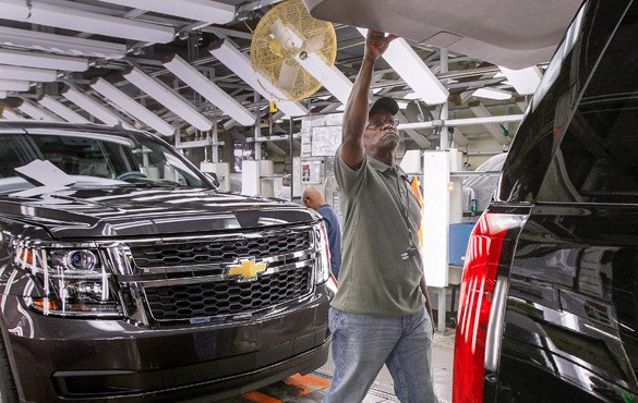 Archivo - Planta de General Motors en Arlington (Texas)